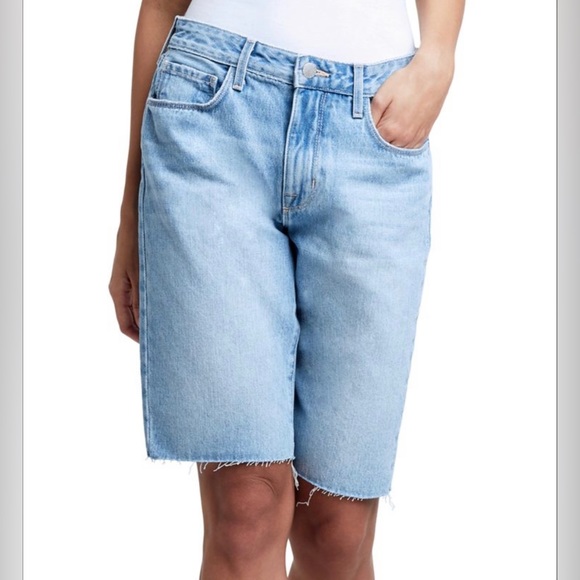 L’agence Taylor High Rise Blue Denim Shorts - Picture 1 of 7